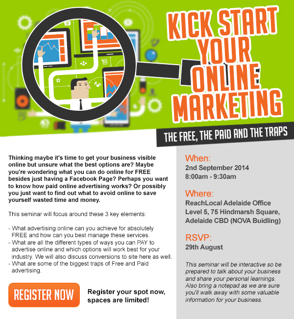 Kick Start Event Invite