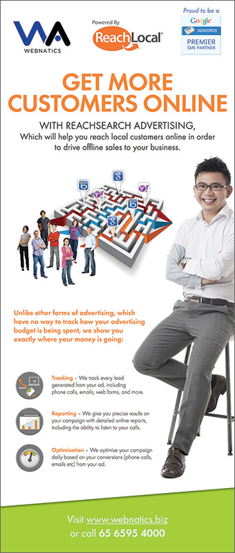 Webnatics & RL Pull Up Banner